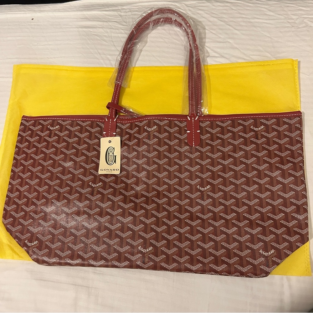 Goyard Red Tote Bag